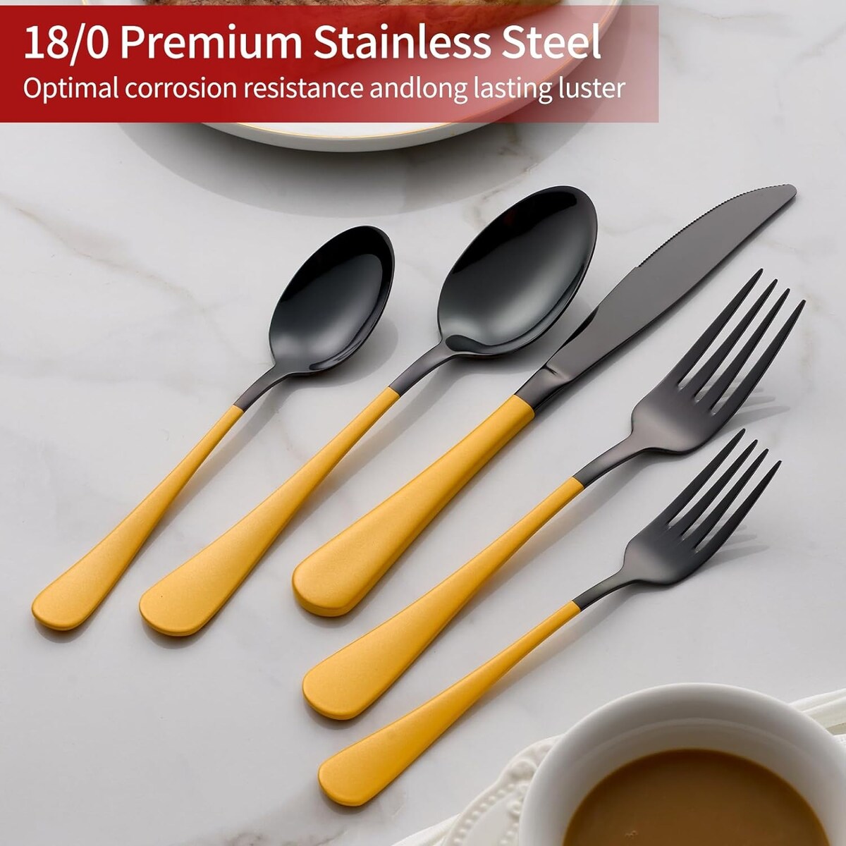 20 Piece 18/0 Stainless Steel Flatware Set