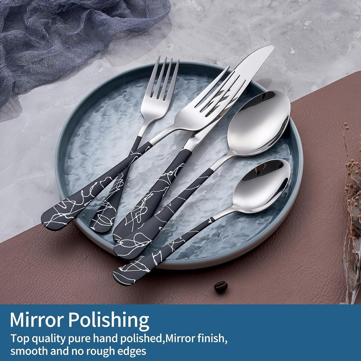 20 Piece 18/0 Stainless Steel Flatware Set