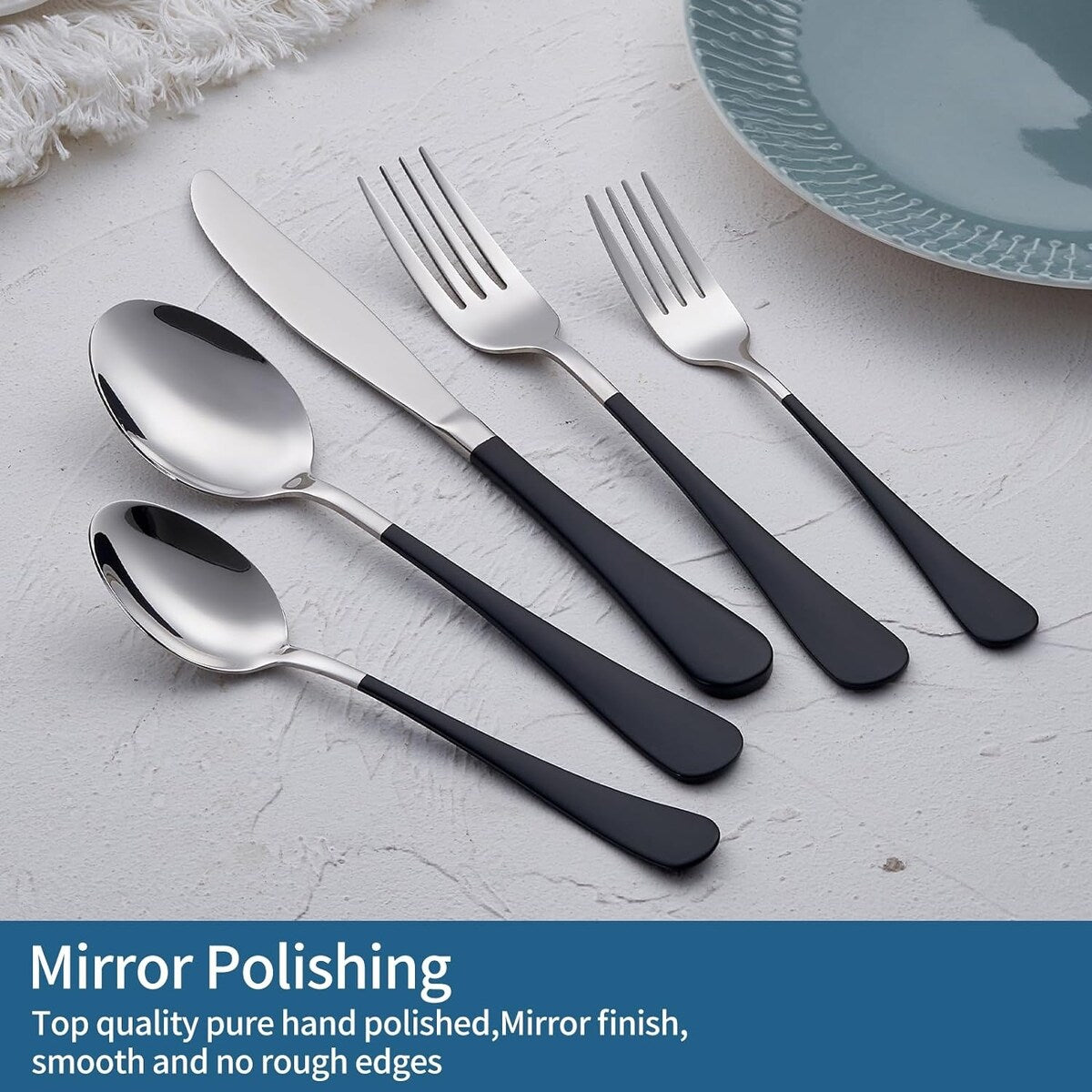 20 Piece 18/0 Stainless Steel Flatware Set