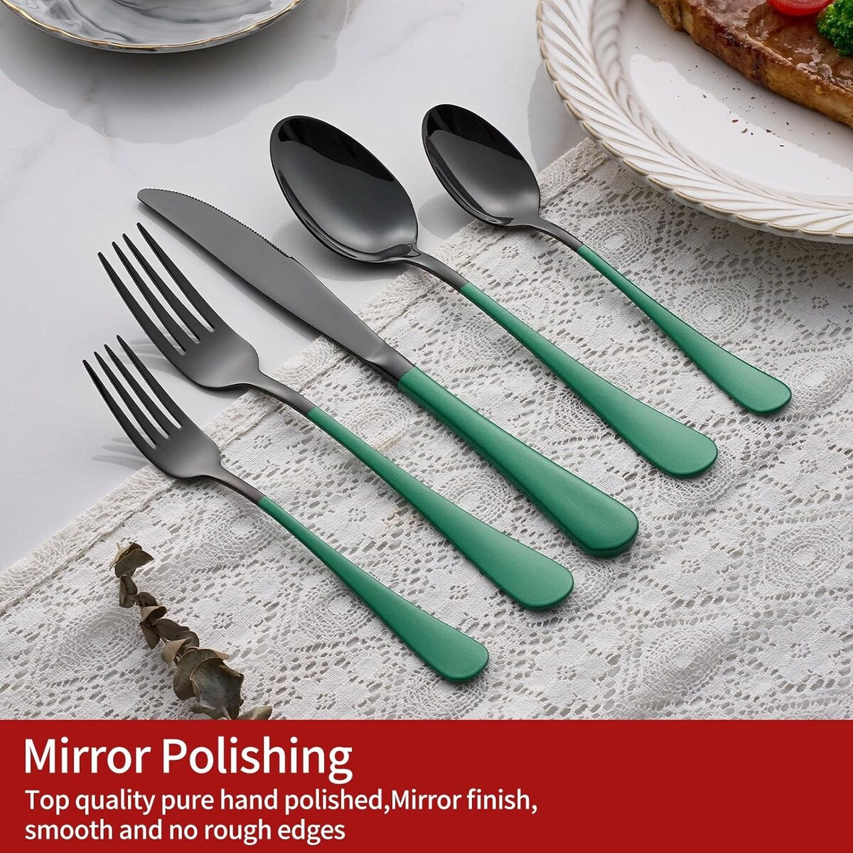 20 Piece 18/0 Stainless Steel Flatware Set