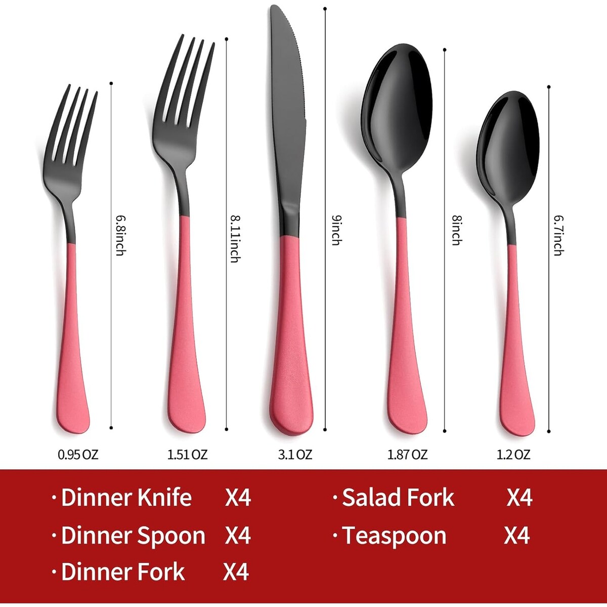 20 Piece 18/0 Stainless Steel Flatware Set