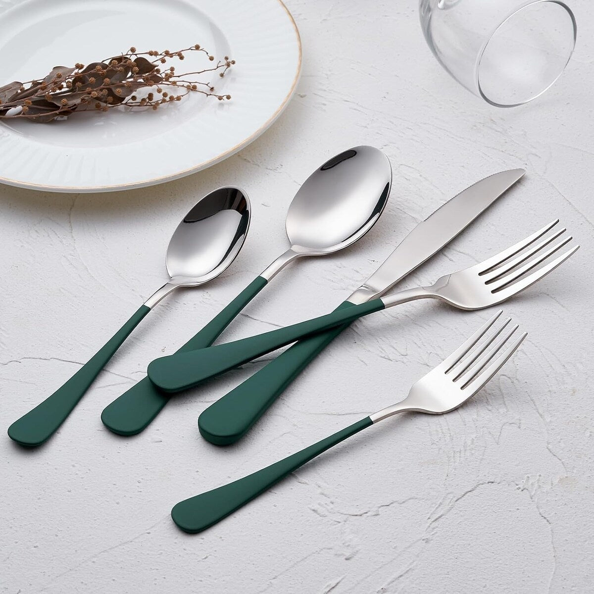 20 Piece 18/0 Stainless Steel Flatware Set