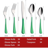 20 Piece 18/0 Stainless Steel Flatware Set