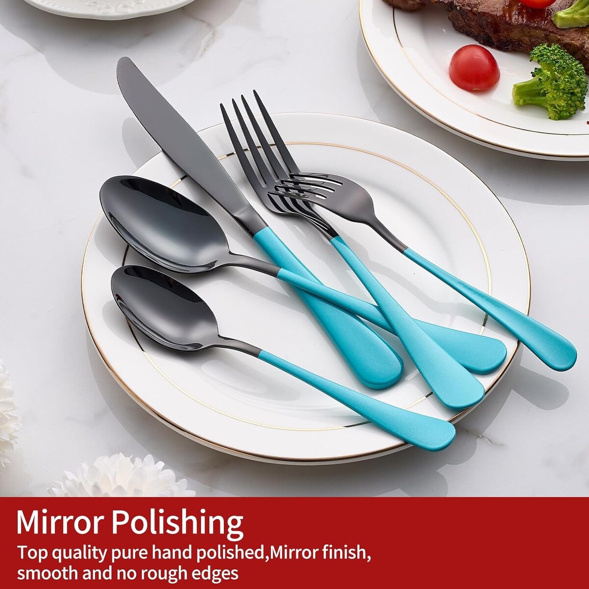 20 Piece 18/0 Stainless Steel Flatware Set