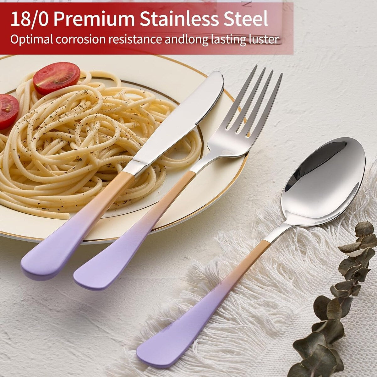20 Piece 18/0 Stainless Steel Flatware Set