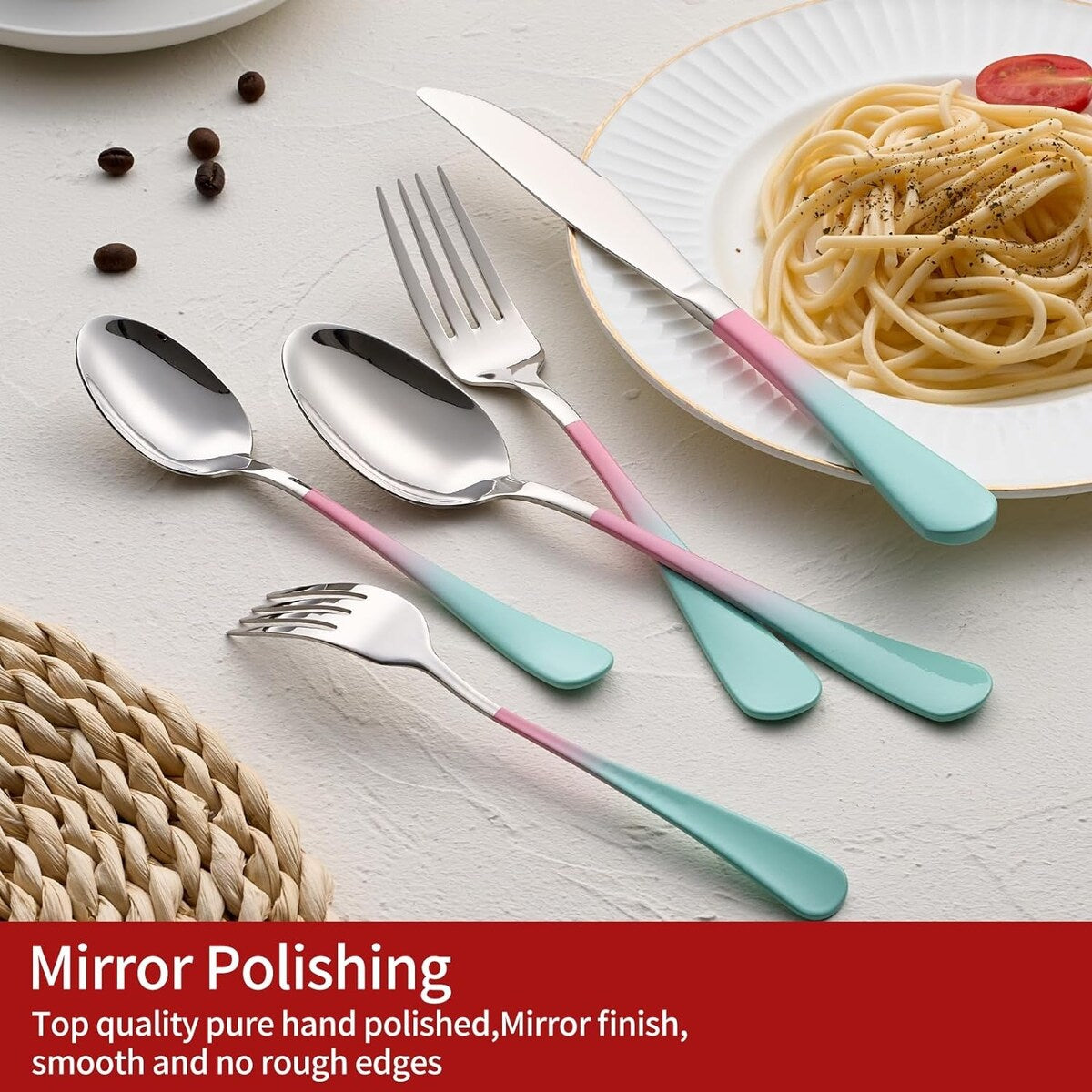 20 Piece 18/0 Stainless Steel Flatware Set