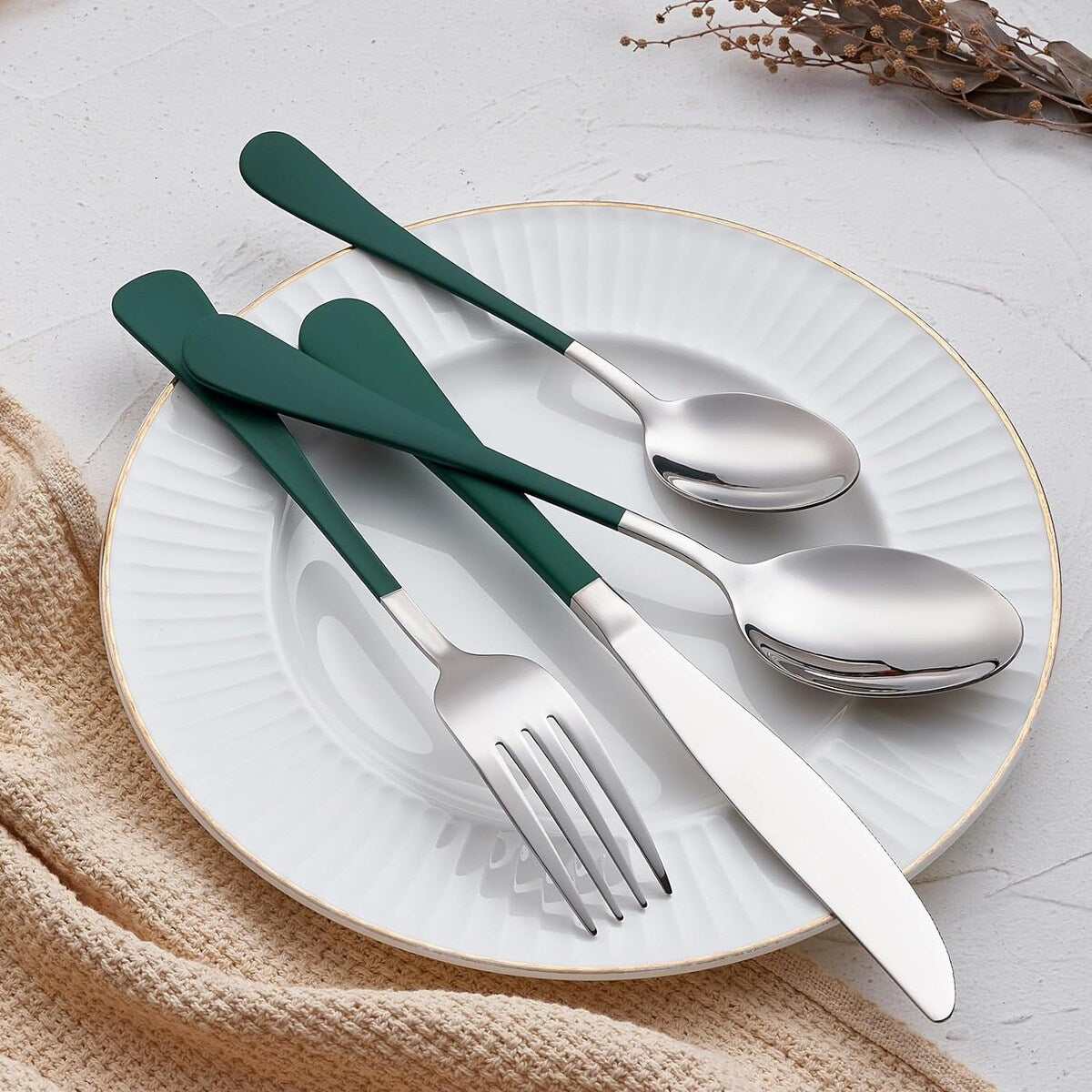 20 Piece 18/0 Stainless Steel Flatware Set
