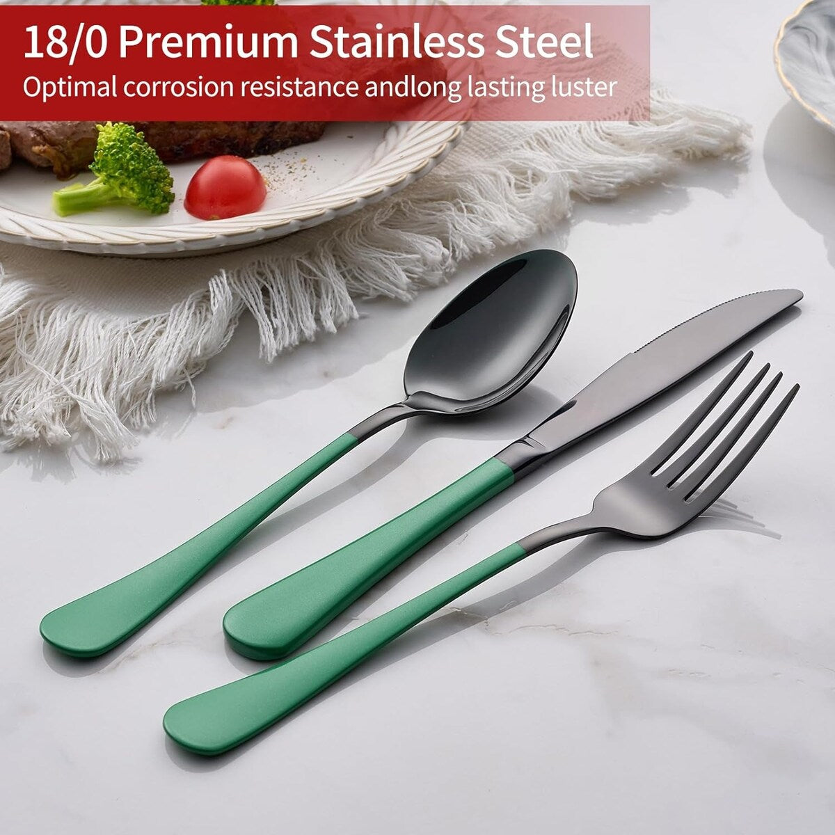 20 Piece 18/0 Stainless Steel Flatware Set