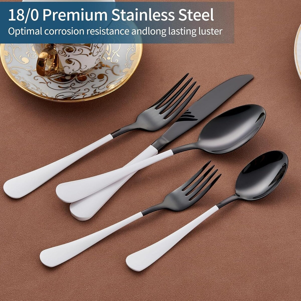 20 Piece 18/0 Stainless Steel Flatware Set
