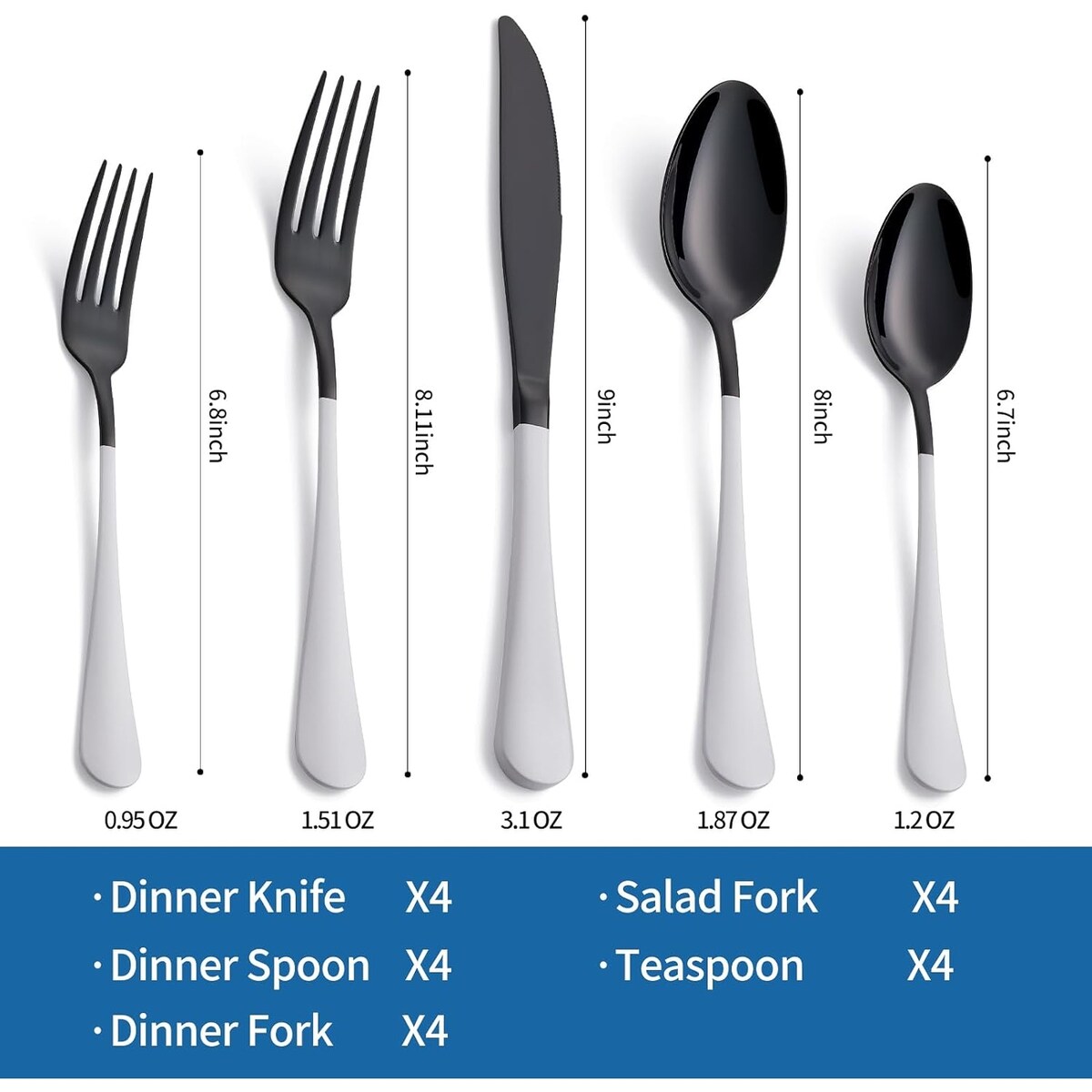 20 Piece 18/0 Stainless Steel Flatware Set