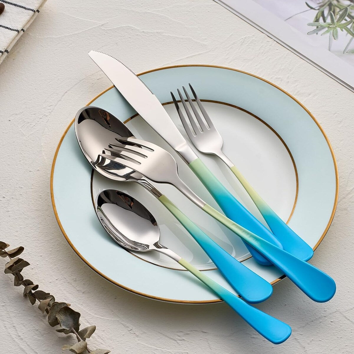 20 Piece 18/0 Stainless Steel Flatware Set