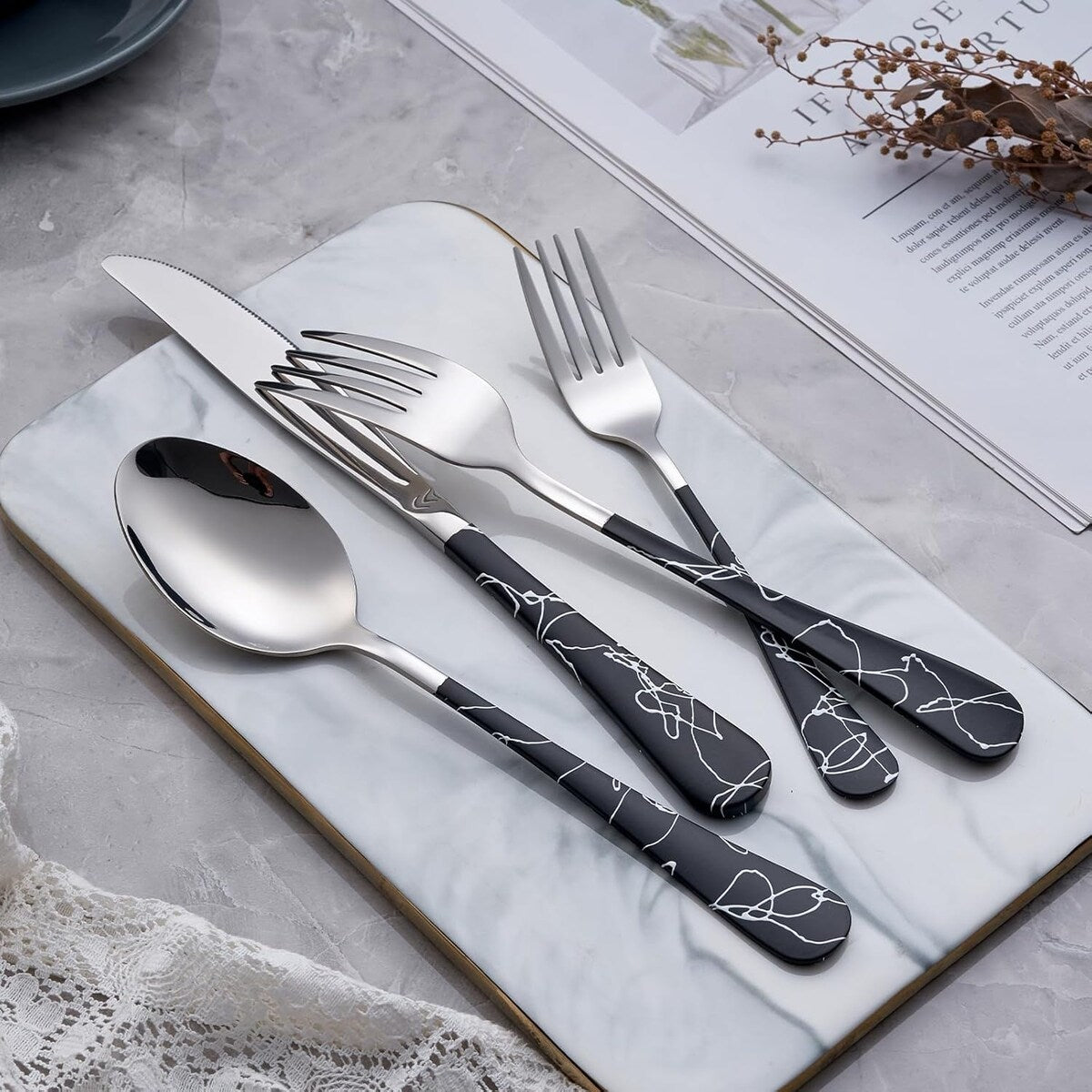 20 Piece 18/0 Stainless Steel Flatware Set