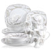 VEWEET 20-Piece White Porcelain Dinnerware Set (Service for 4)