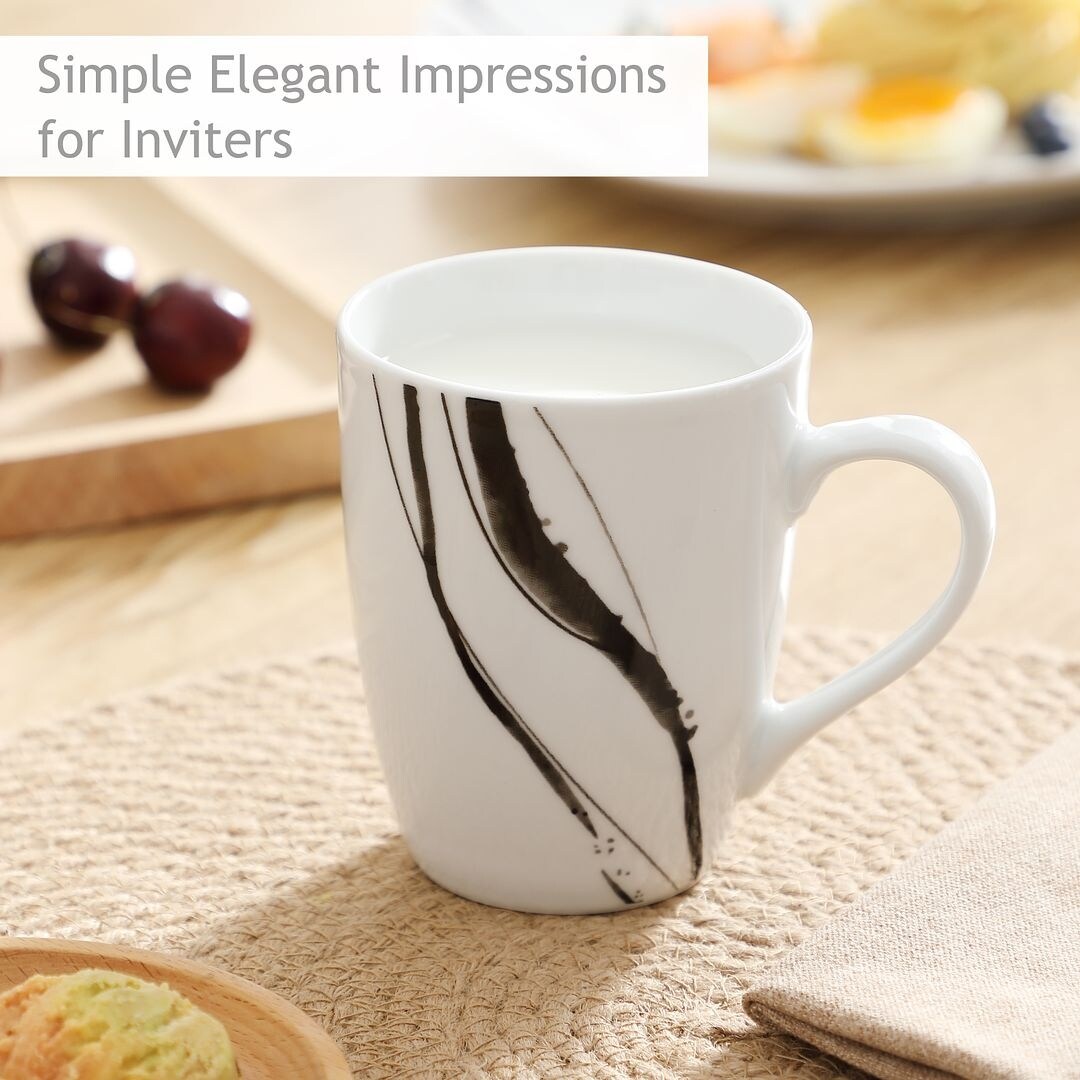 VEWEET 20-Piece White Porcelain Dinnerware Set (Service for 4)