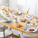 VEWEET 20-Piece White Porcelain Dinnerware Set (Service for 4)