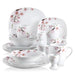 VEWEET 20-Piece White Porcelain Dinnerware Set (Service for 4)
