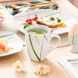 VEWEET 20-Piece White Porcelain Dinnerware Set (Service for 4)