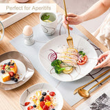 VEWEET 20-Piece White Porcelain Dinnerware Set (Service for 4)