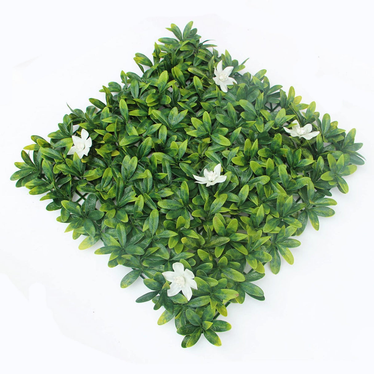 20 in x 20 in Artificial Boxwood Hedge for Outdoor Patio/Deck Privacy - Set of 8pc - Set of 8pc