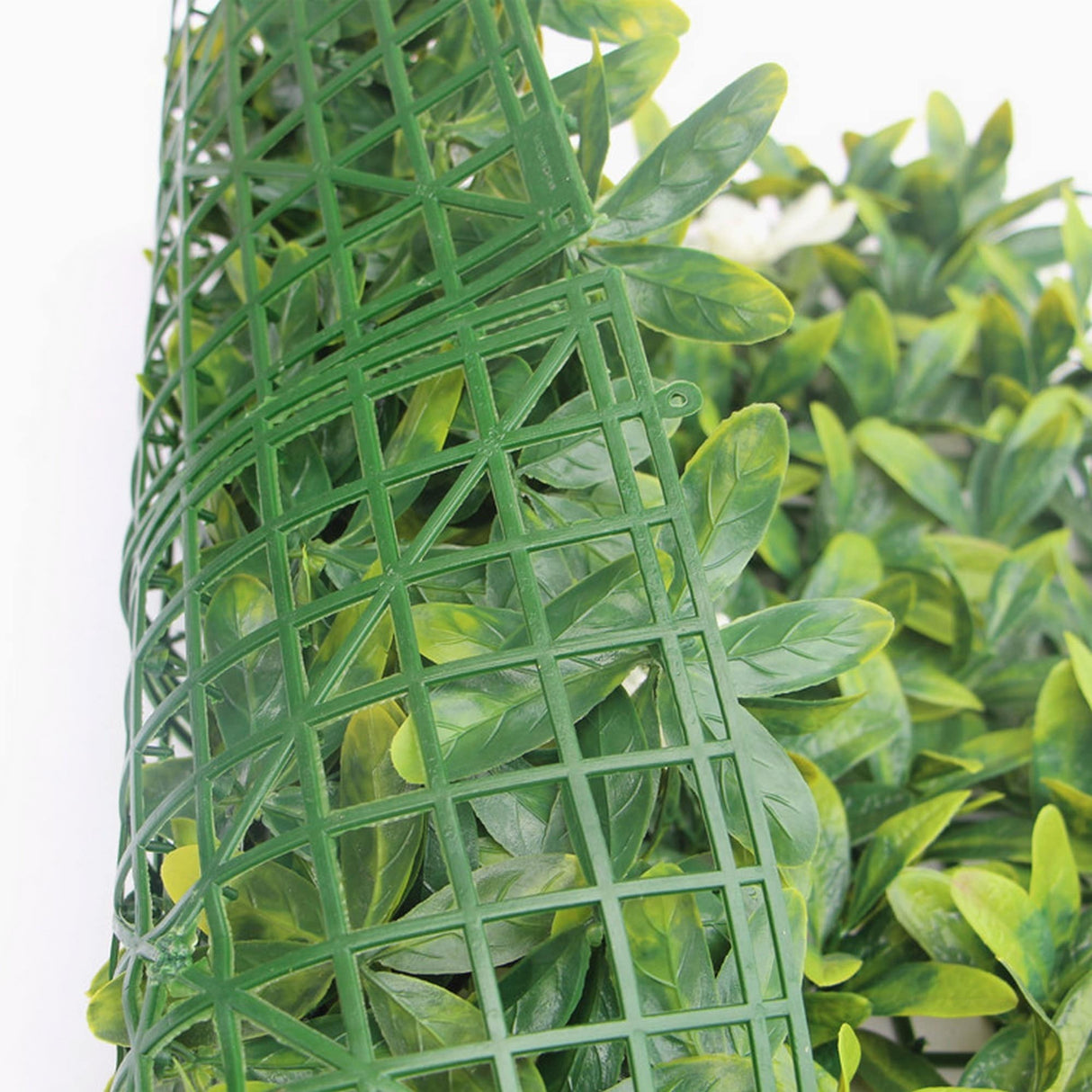 20 in x 20 in Artificial Boxwood Hedge for Outdoor Patio/Deck Privacy - Set of 8pc - Set of 8pc