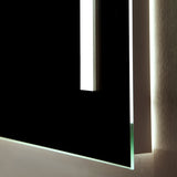 20 in. W x 30 in. H Aluminium and Glass LED Bathroom Mirror with Defogger and Dimmable - 20" x 30"