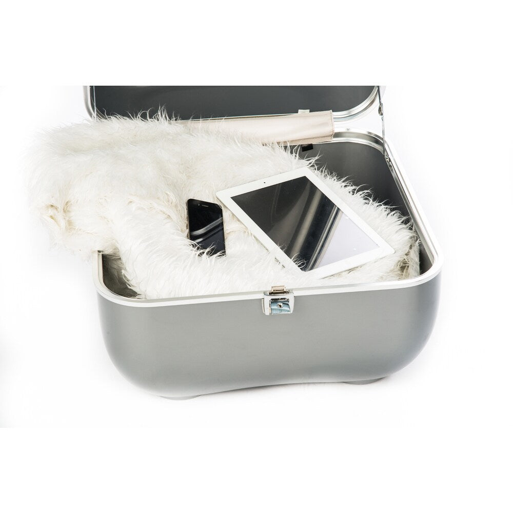 20-inch Locking Storage Ottoman with Seating