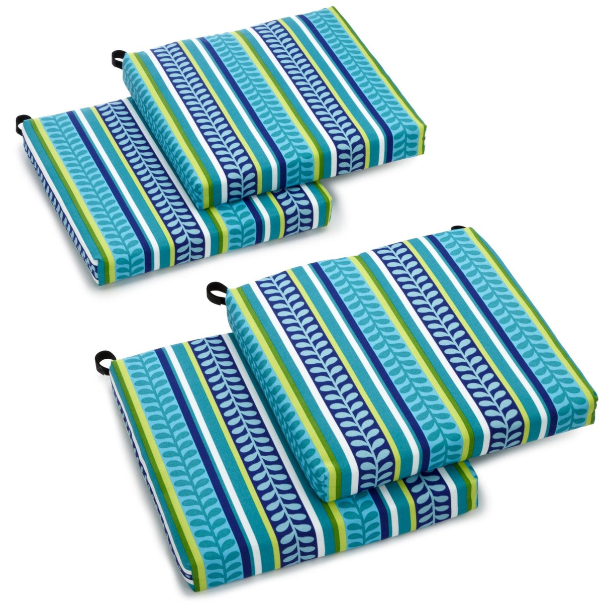 20-inch by 19-inch Indoor/Outdoor Chair Cushions (Set of 4) - 20 x 19