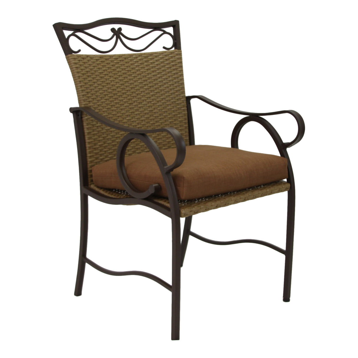 Indoor/Outdoor Polyester Solid Chair Cushion - 20 x 19