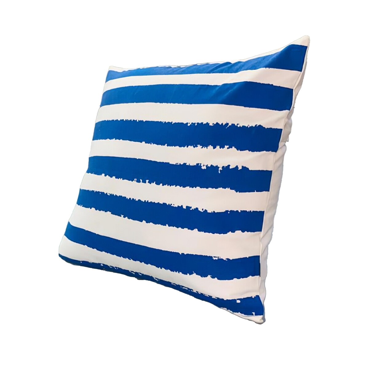 20 x 20 Modern Square Cotton Throw Pillow Printed Stripe Pattern