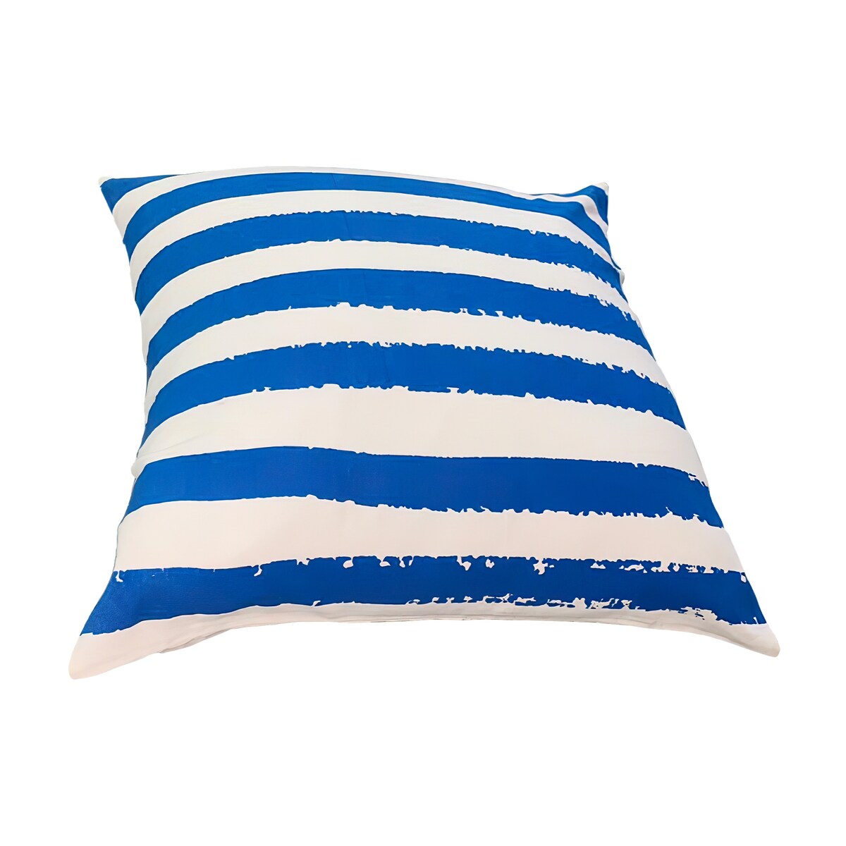 20 x 20 Modern Square Cotton Throw Pillow Printed Stripe Pattern