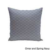 Square 20-inch Square Pattern Geometric Decorative Throw Pillow