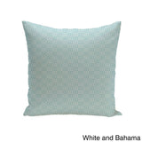 Square 20-inch Square Pattern Geometric Decorative Throw Pillow