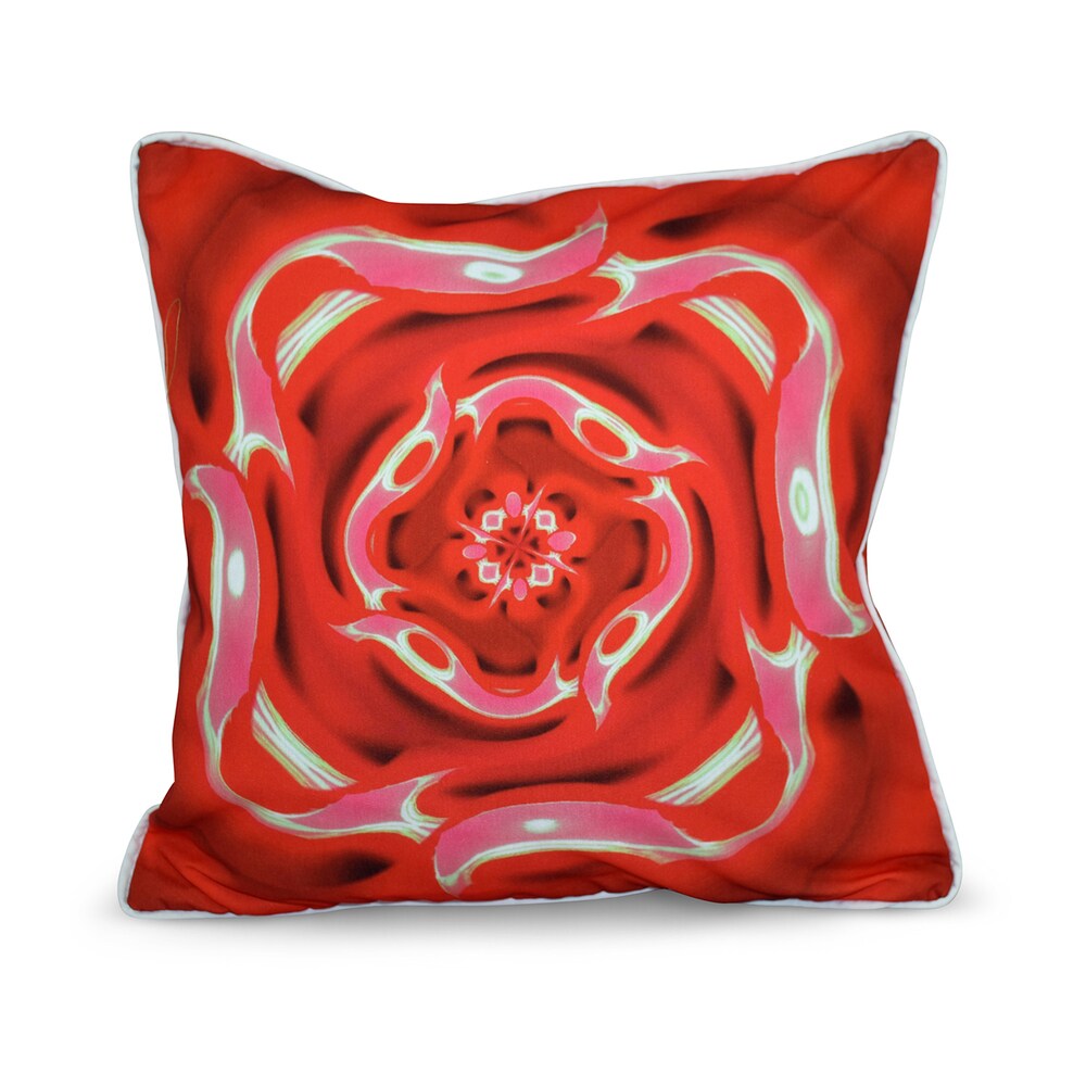 Kaleidoscopic Karma Inside Out Designs Print 20 x 20-inch Pillow