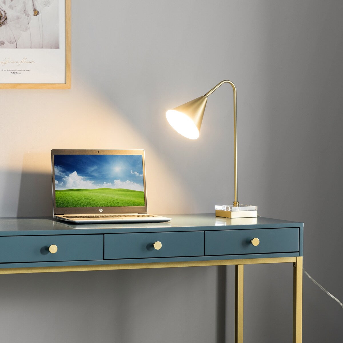 20.5" Modern LED Desk Lamp