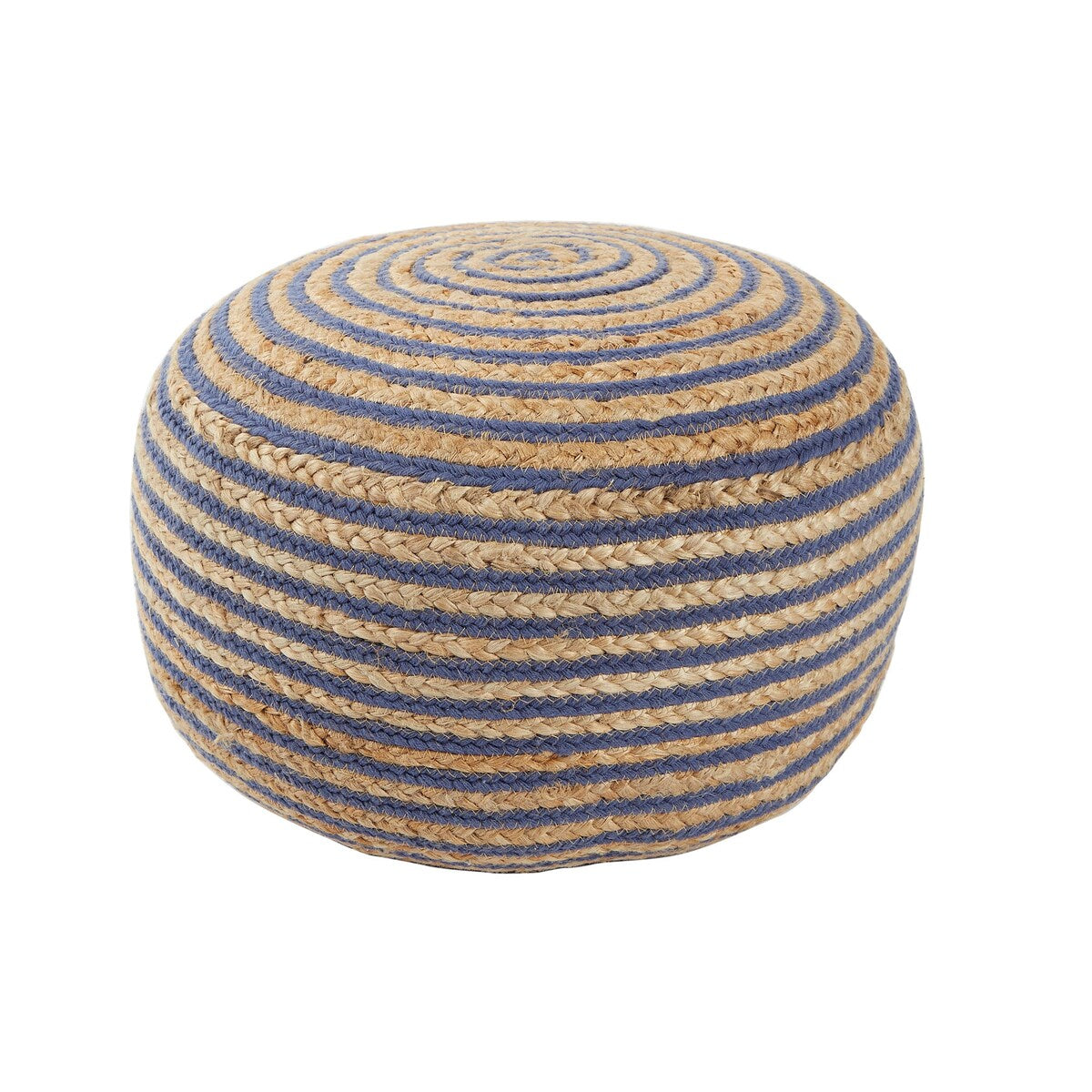 20X14 Townes Round Jute Pouf