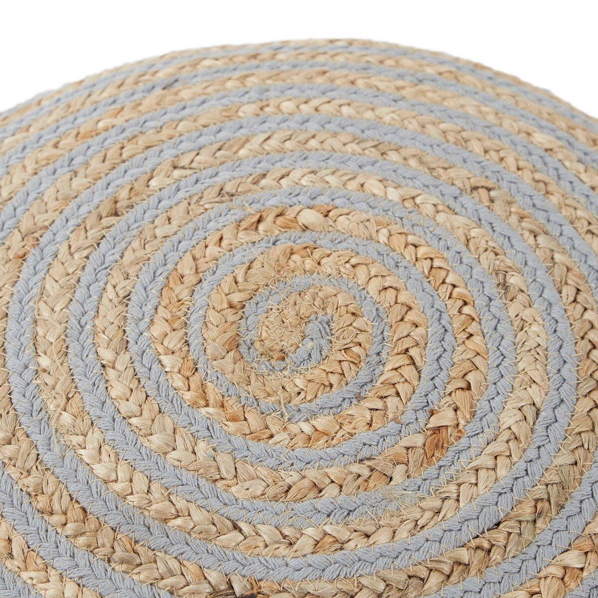 20X14 Townes Round Jute Pouf