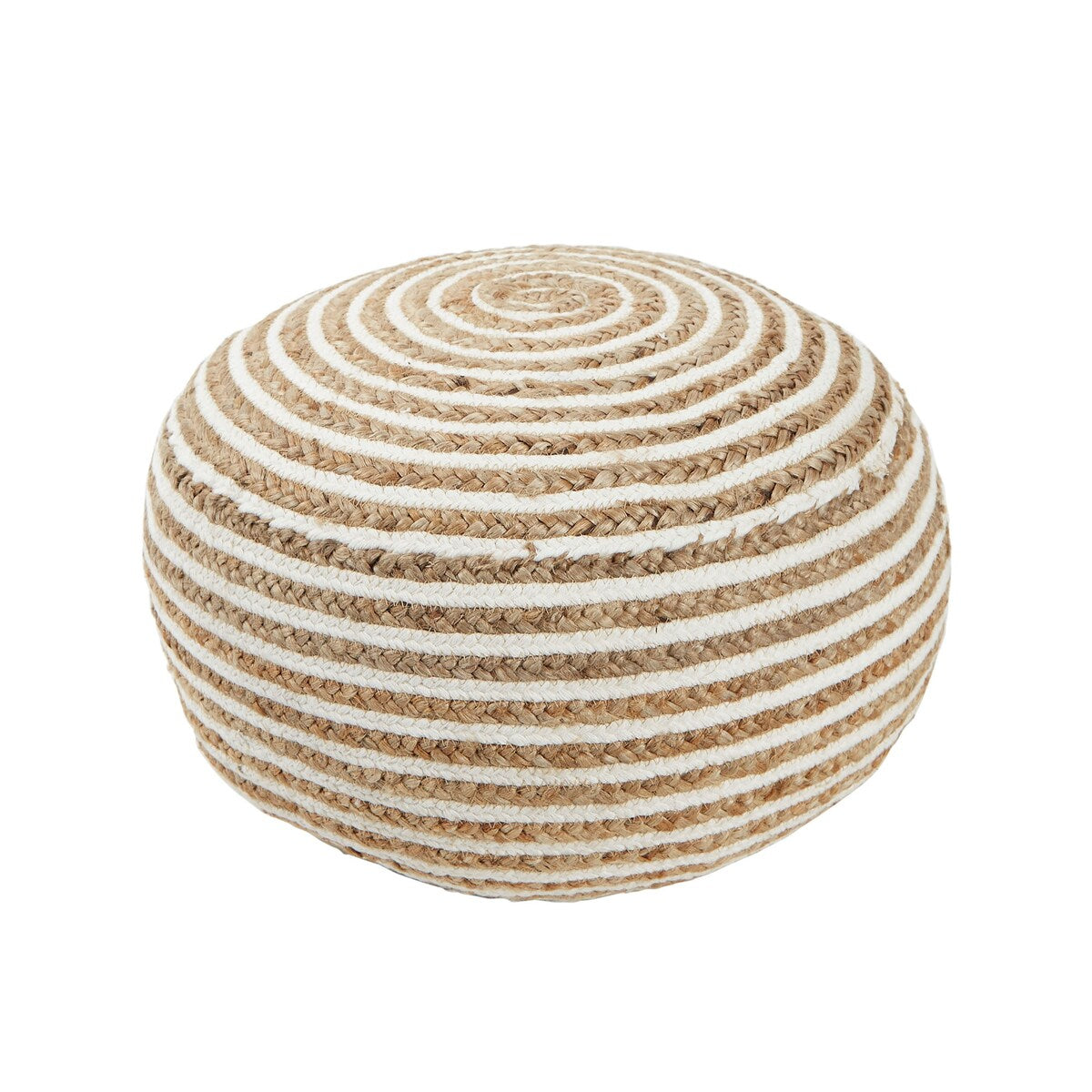 20X14 Townes Round Jute Pouf