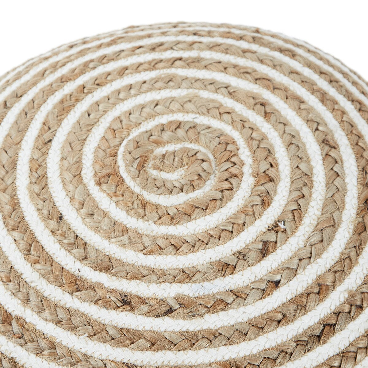 20X14 Townes Round Jute Pouf