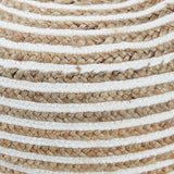 20X14 Townes Round Jute Pouf