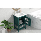 20" Bathroom Vanity with Sink, Bathroom Cabinet with Soft Closing Door
