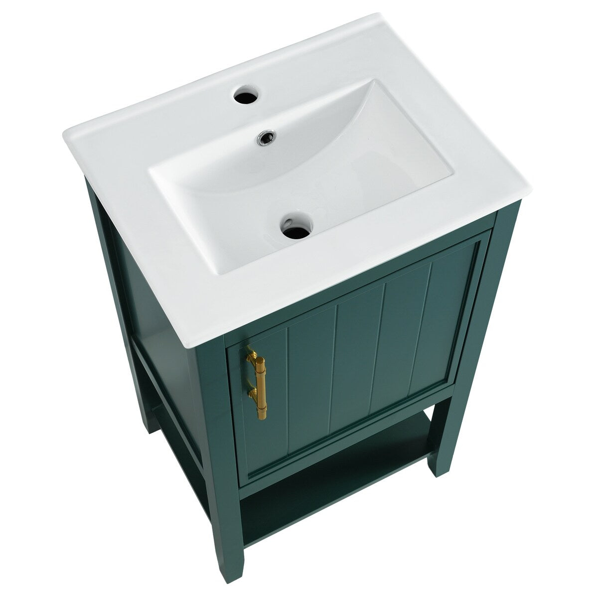 20" Bathroom Vanity with Sink, Bathroom Cabinet with Soft Closing Door
