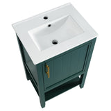 20" Bathroom Vanity with Sink, Bathroom Cabinet with Soft Closing Door