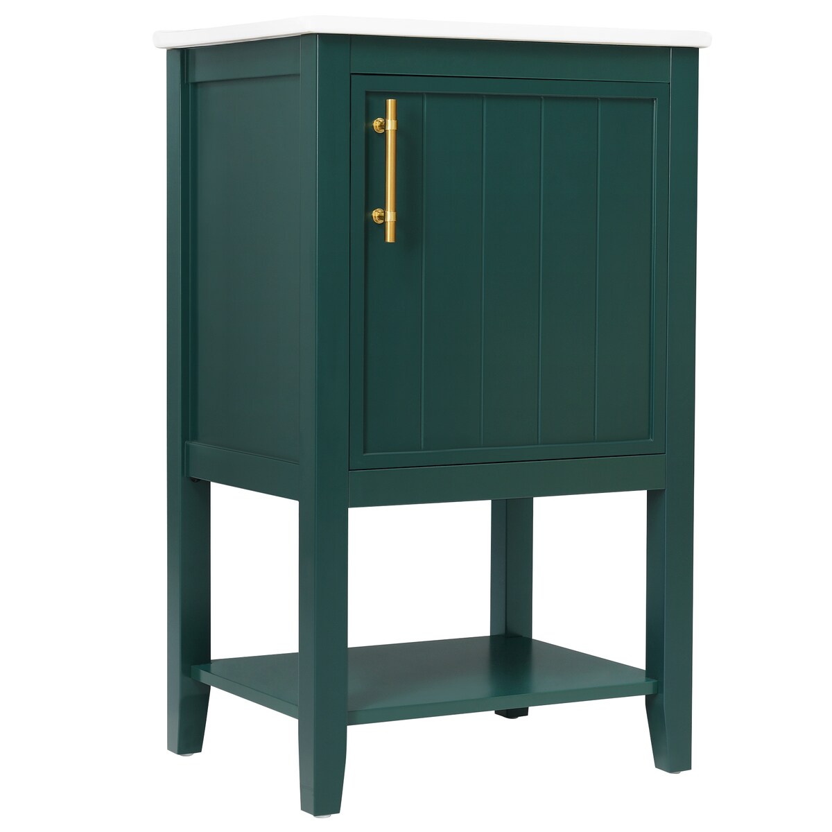 20" Bathroom Vanity with Sink, Bathroom Cabinet with Soft Closing Door