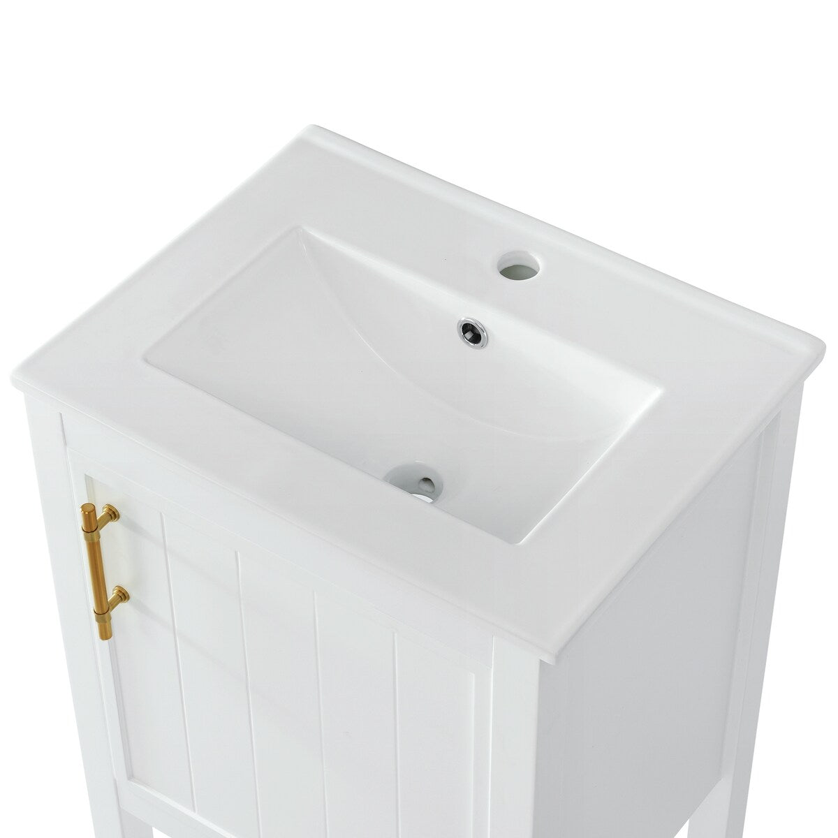 20" Bathroom Vanity with Sink, Bathroom Cabinet with Soft Closing Door