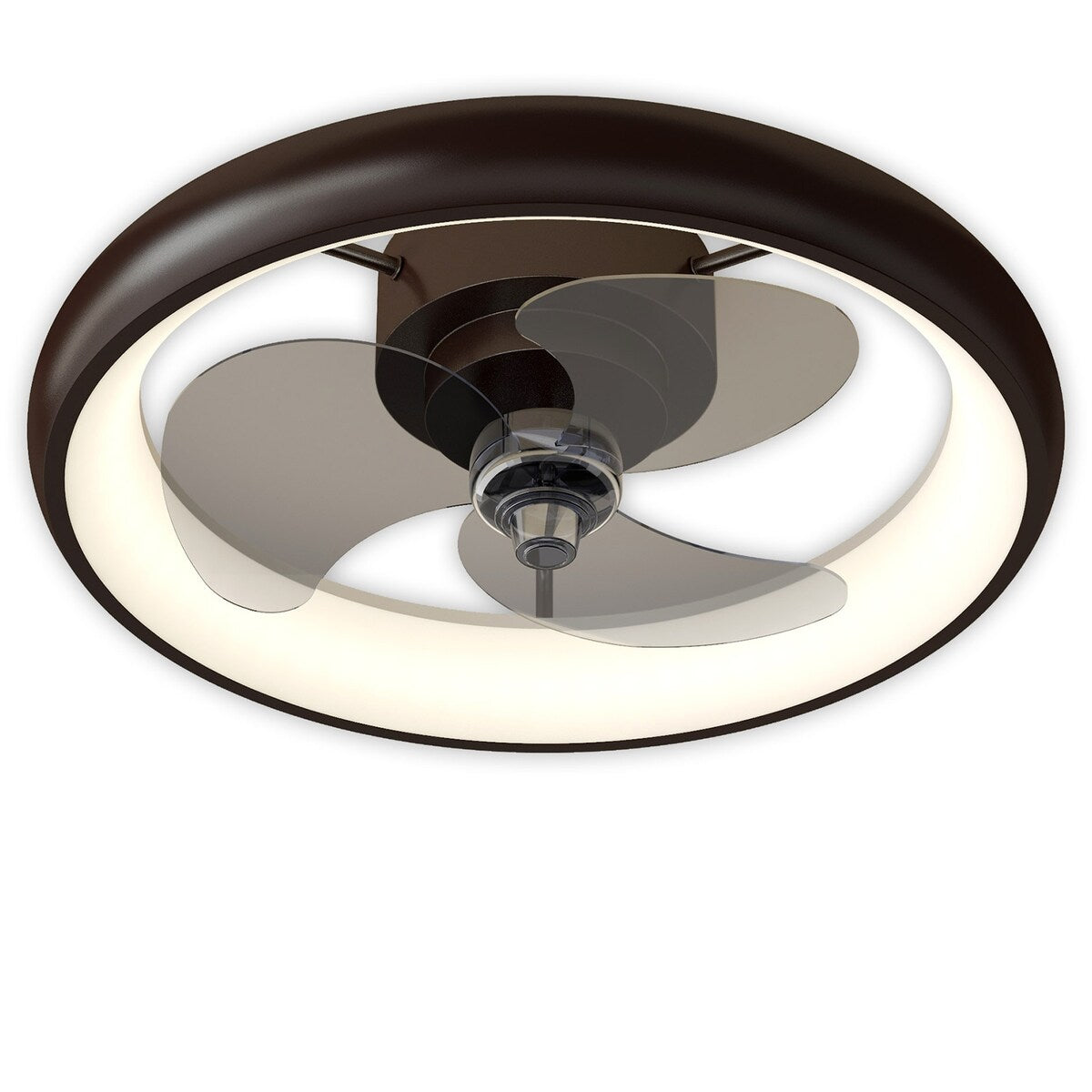 20" Lighting Ceiling Fan with Adjustable Brightness and Gear