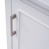20" Modern Small Bathroom Vanity Cabinet With Ceramic Basin - 20"*15.5"*33.3", Ample Storage, 1 Soft-Close Door