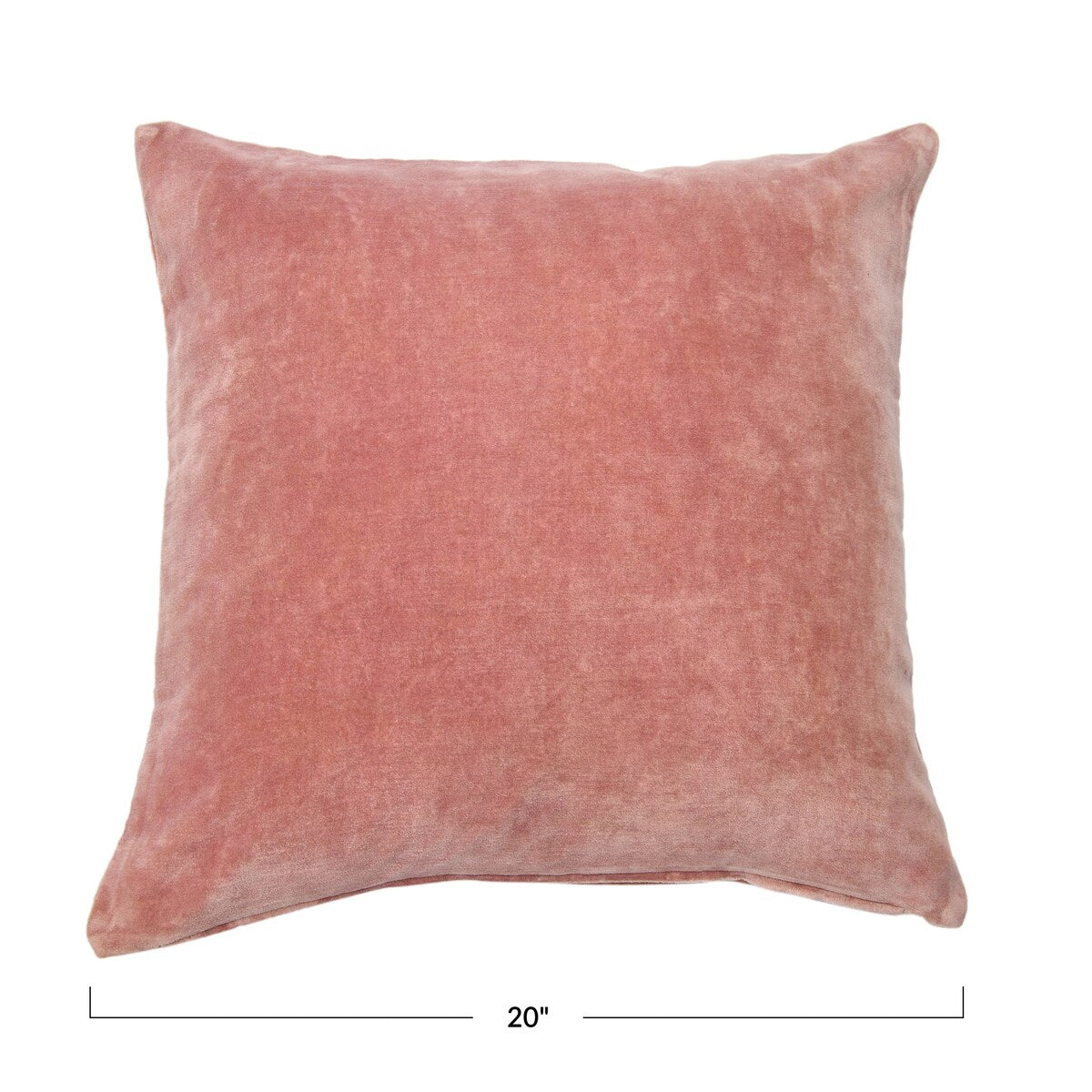 Square Velvet Knife Edge Pillow