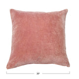 Square Velvet Knife Edge Pillow