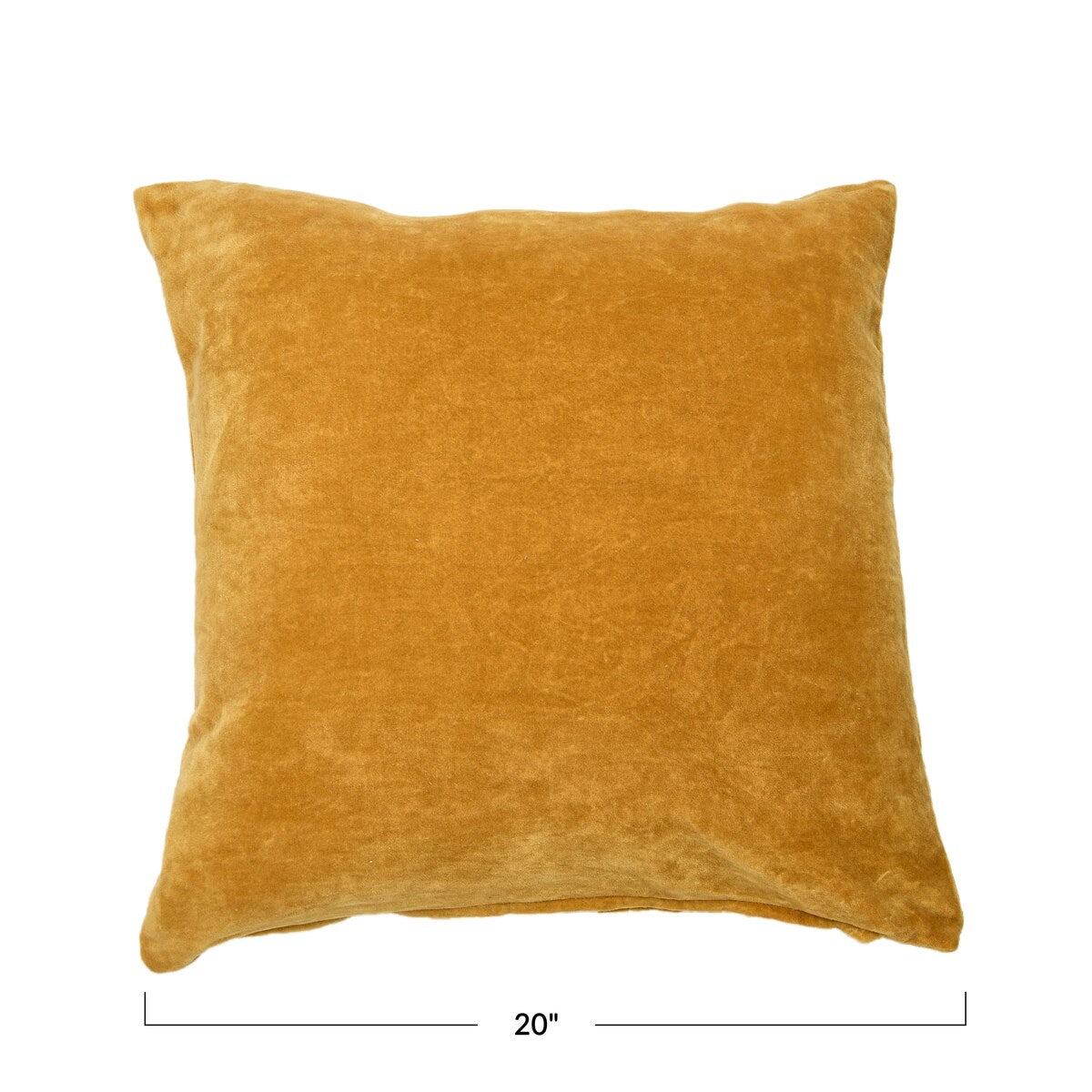 Square Velvet Knife Edge Pillow