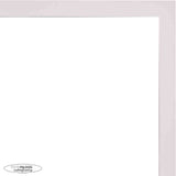 20x11 Lacquer White Complete Wood Picture Frame with UV Acrylic, Foam Board Backing, & Hardware